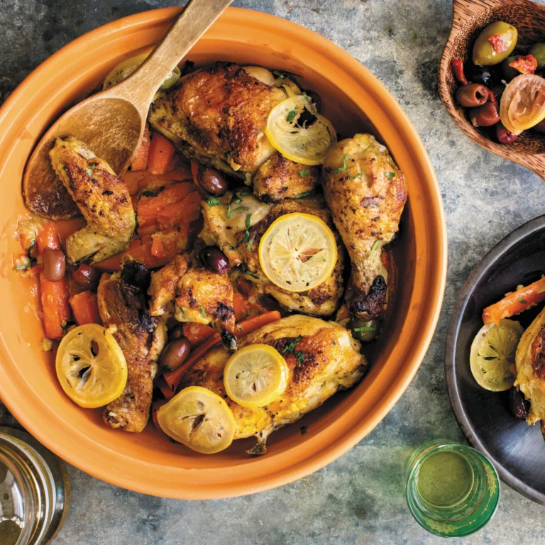 Kefta meatballs and tomato sauce tagine with jalapeño